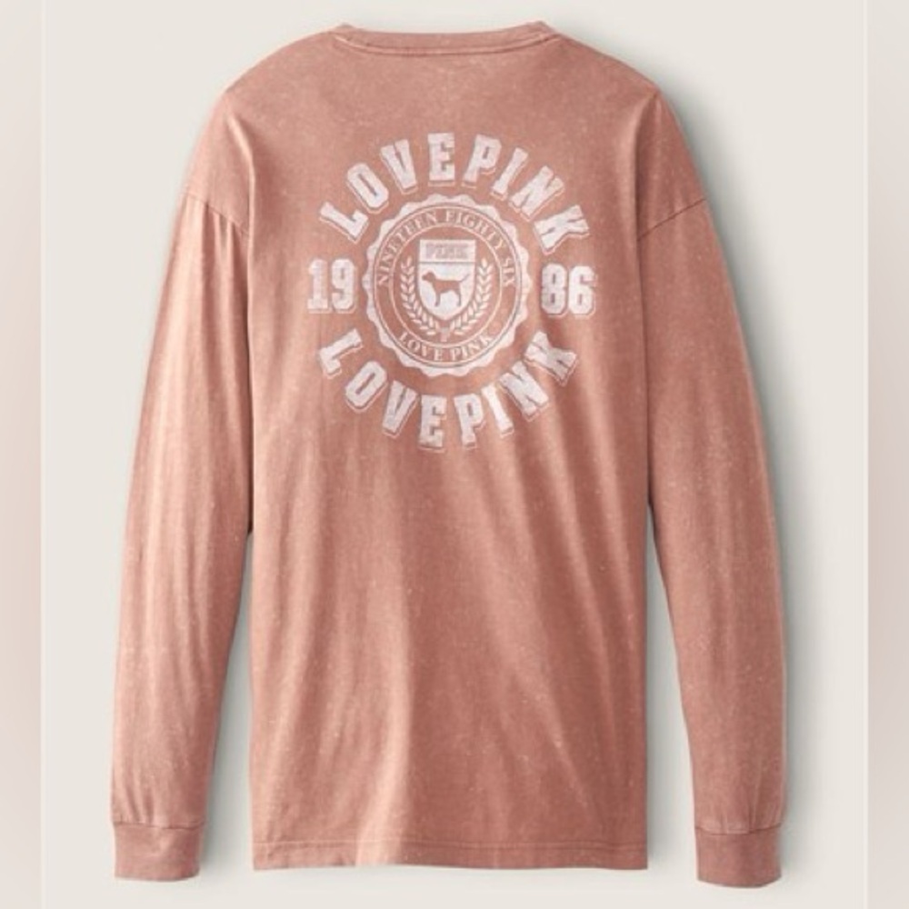 Pink VS Tan campus long sleeve